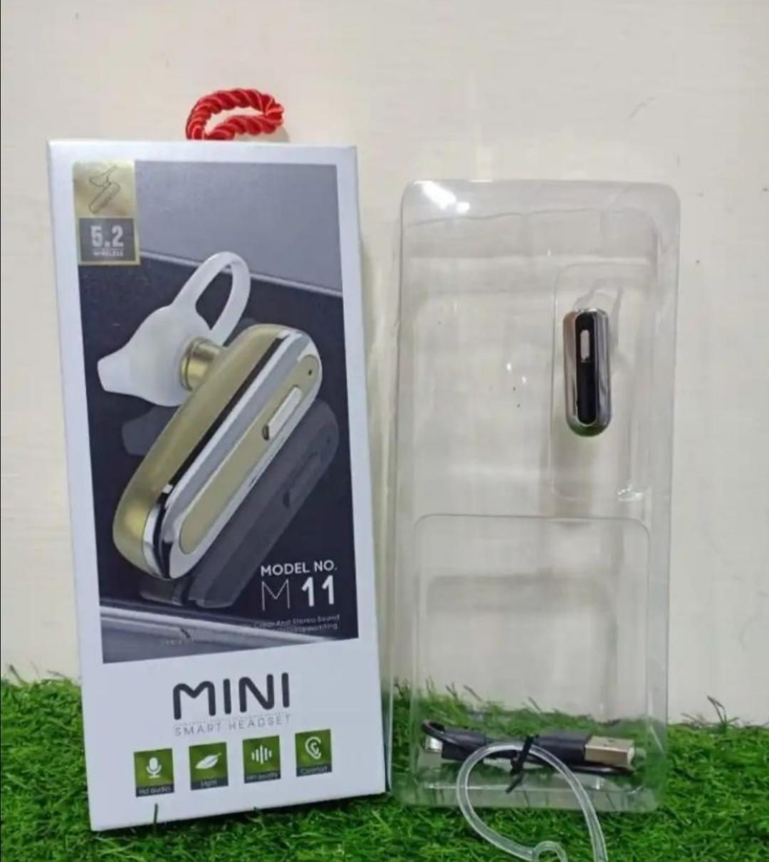 M11 Single AI Noise Cancellation Airdots with Bluetooth 5 - 1 Pcs