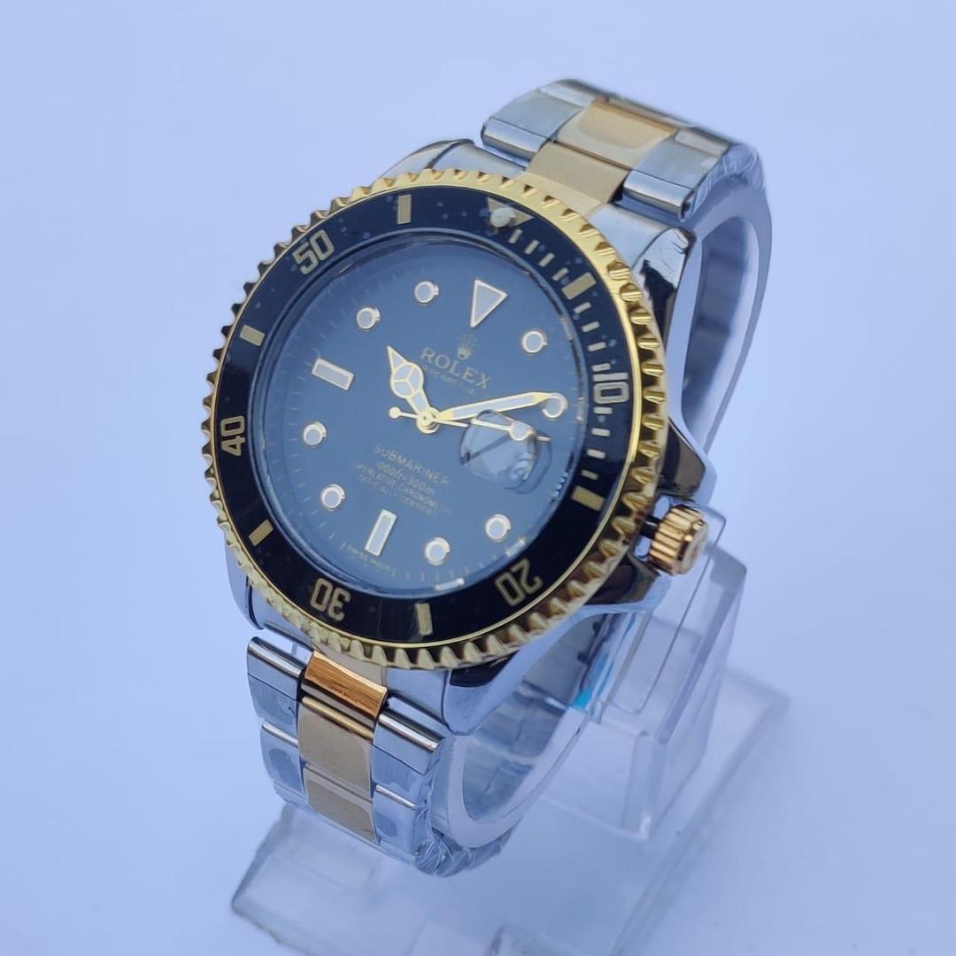 Men's Quartz Round Stainless Steel Watch - 1 Pc (Copy)