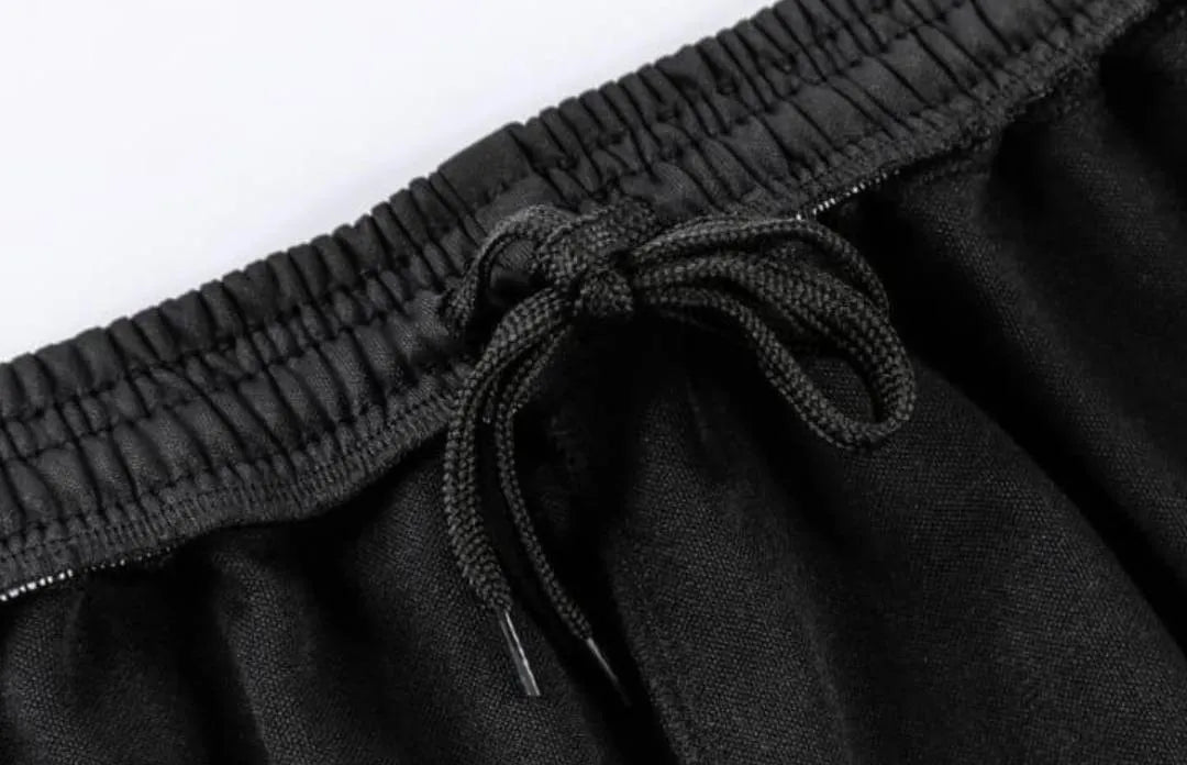 Micro Interlock Printed Track Suit Black Boys