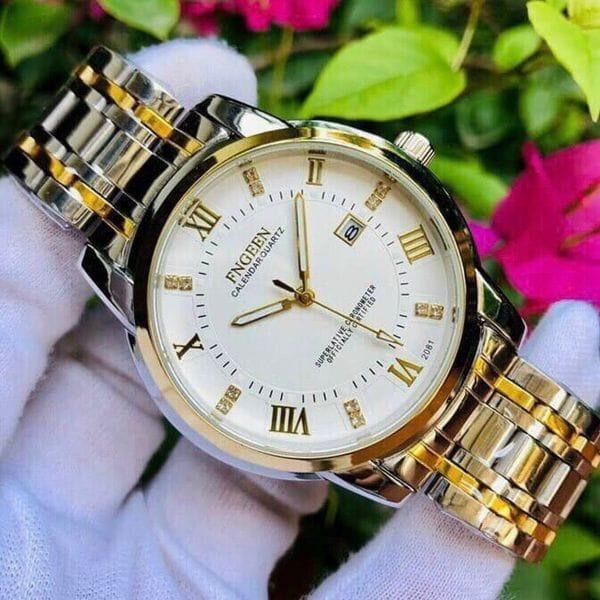 Mens Chronograph Watch 1 pc Quartz Water Resistant Timepiece