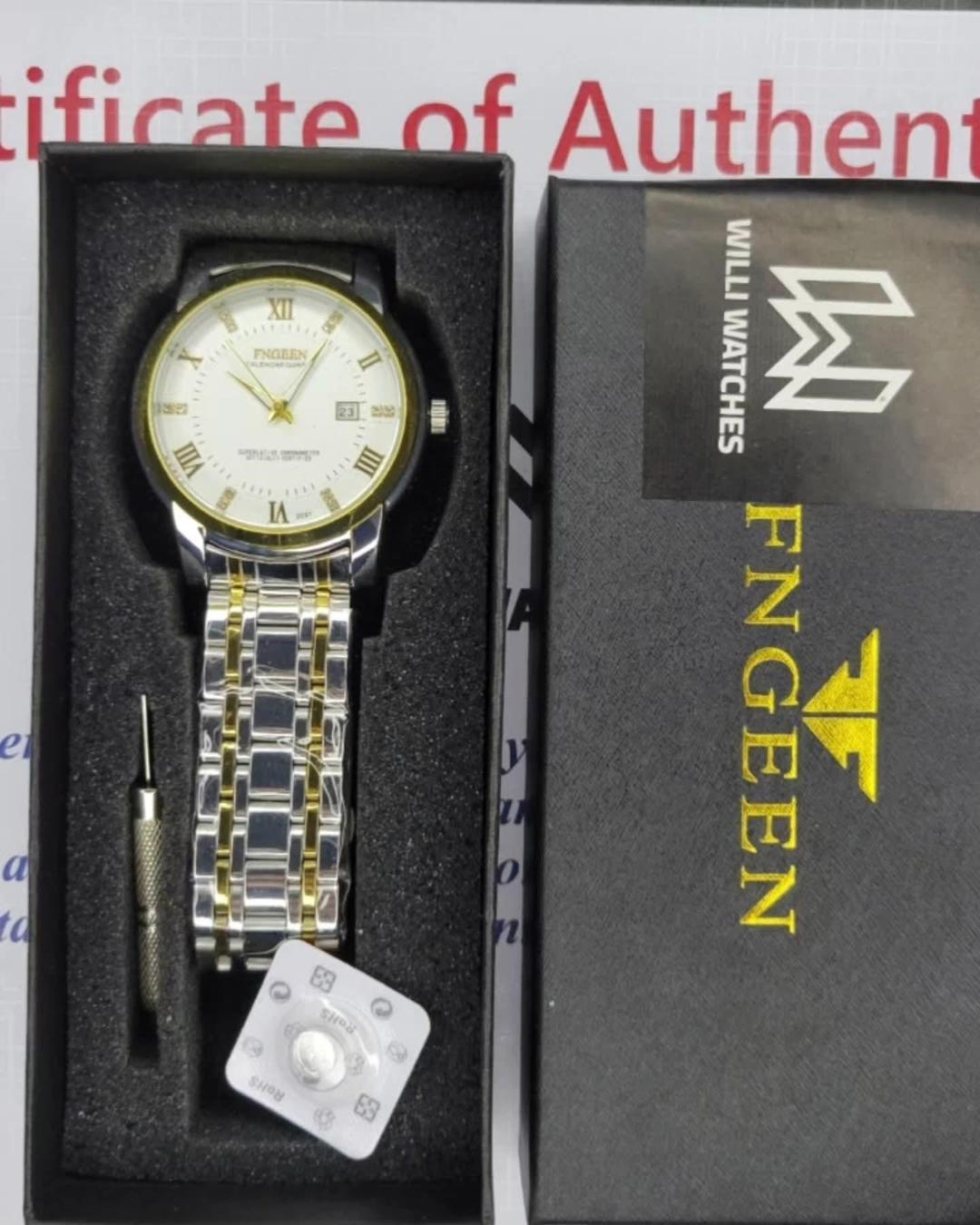 Mens Chronograph Watch 1 pc Quartz Water Resistant Timepiece