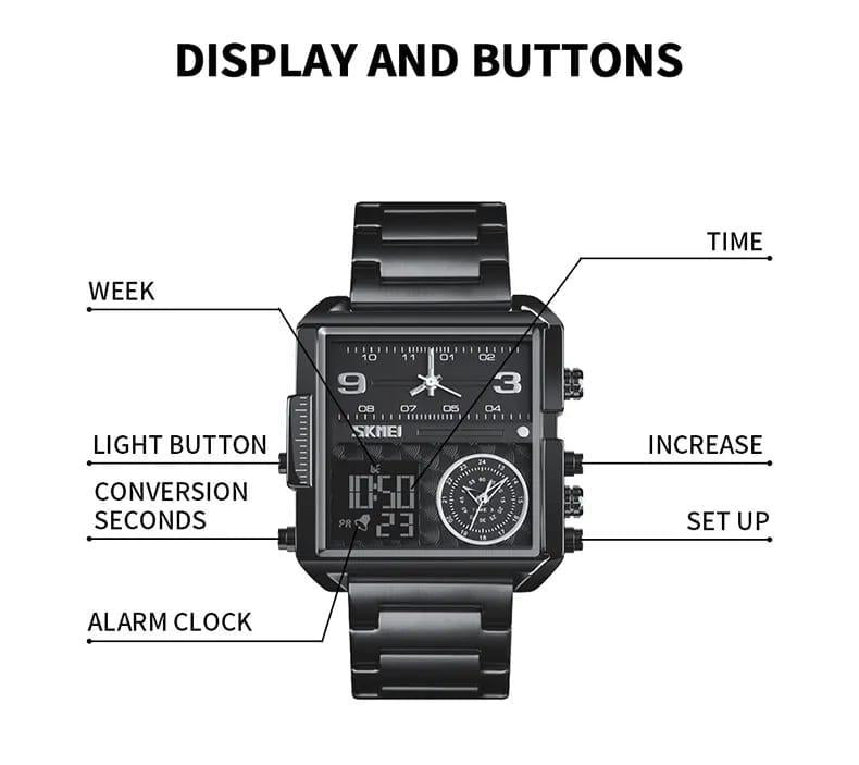 Men's Movement: Quartz Watch